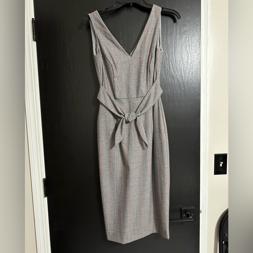 Antonio Melani Plaid midi dress